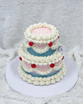 2-Tier Korean Vintage Cake