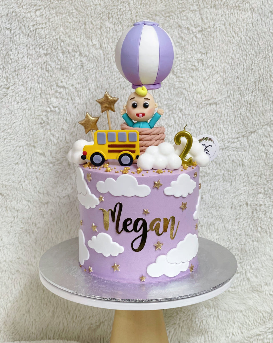 Baby JJ Cocomelon Hot Air Balloon Cake – Sei Pâtisserie