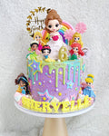 Fairy Tale Princess with Belle Tall Cake