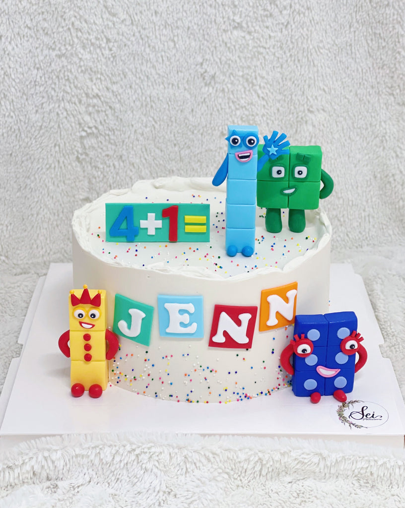 Number Block Theme Cake – Cakes All The Way