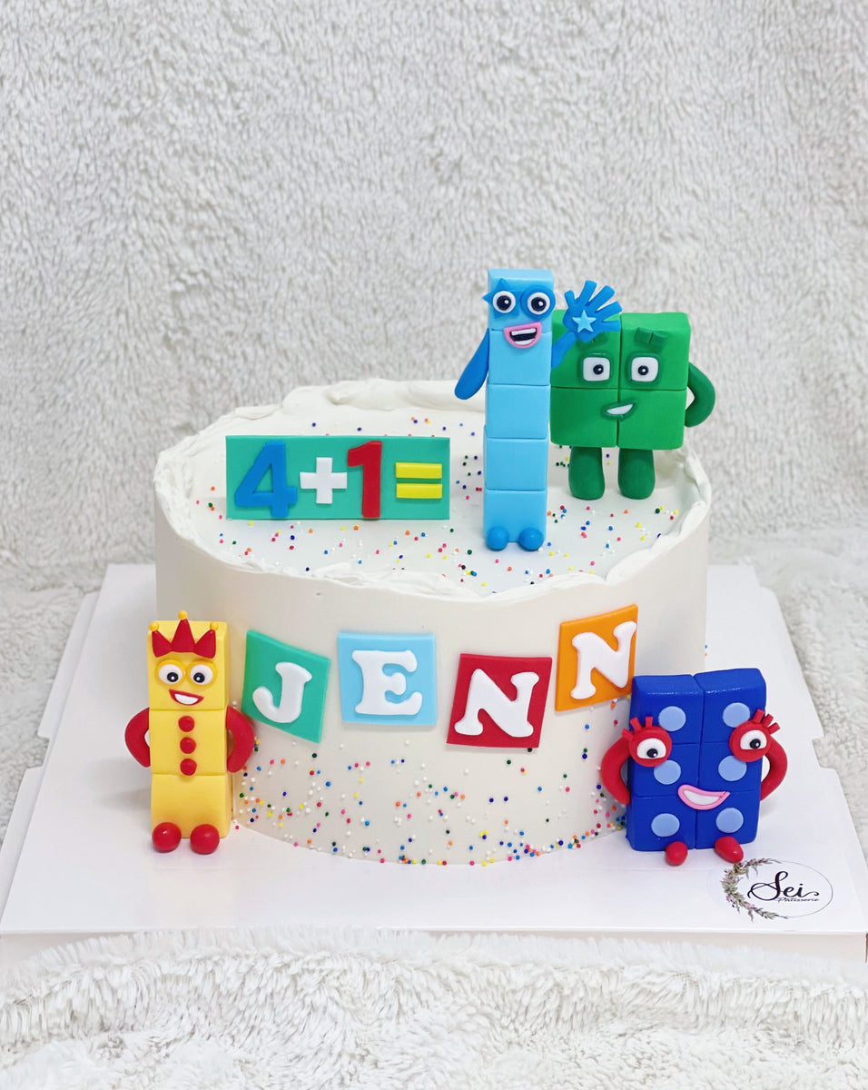 Number Blocks Math Cake – Sei Pâtisserie