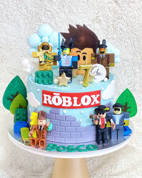 Roblox Lego Cake - Cakes by Shivani