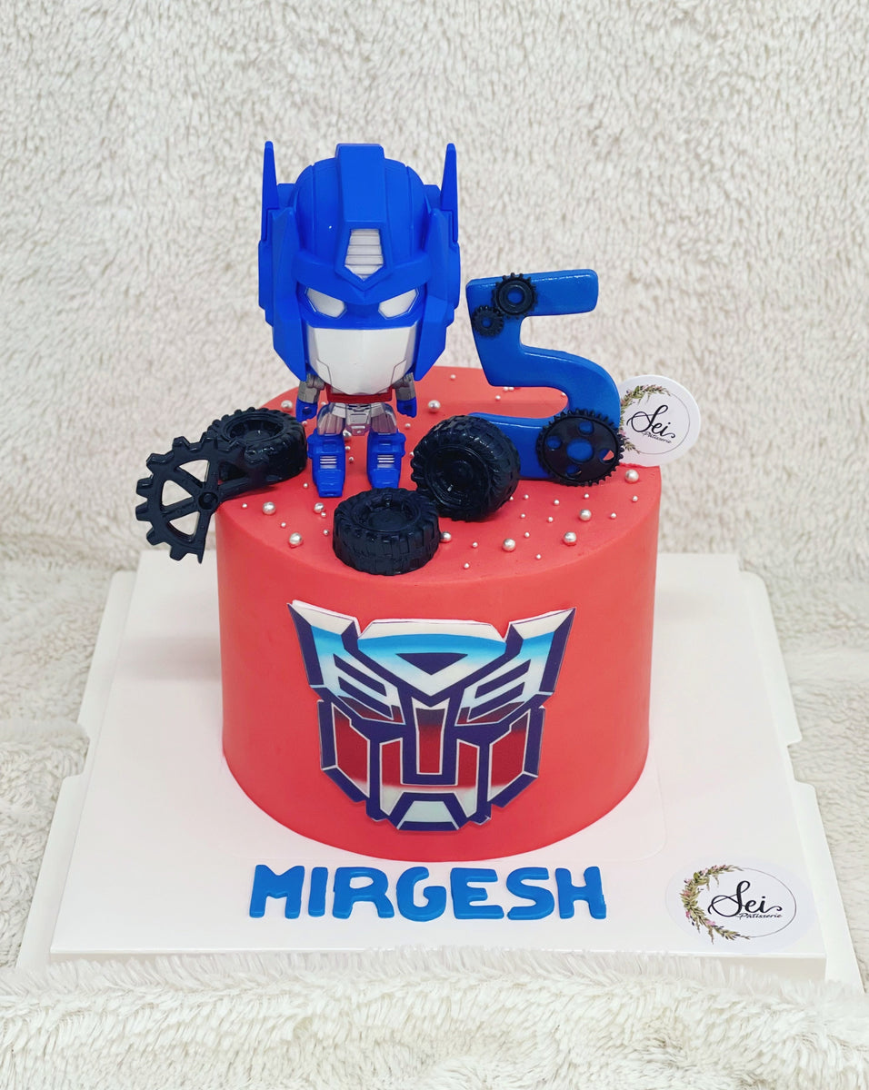 Transformers Optimus Prime Cake – Sei Pâtisserie