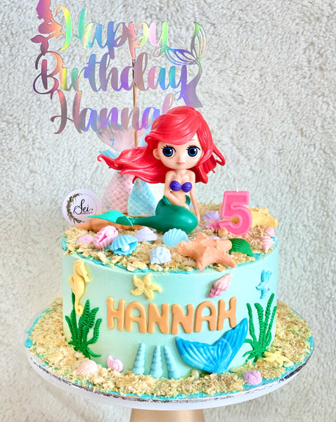 Little Mermaid Ariel Baby Cake Topper - Etsy Singapore