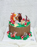 Zog and Gruffalo Cake