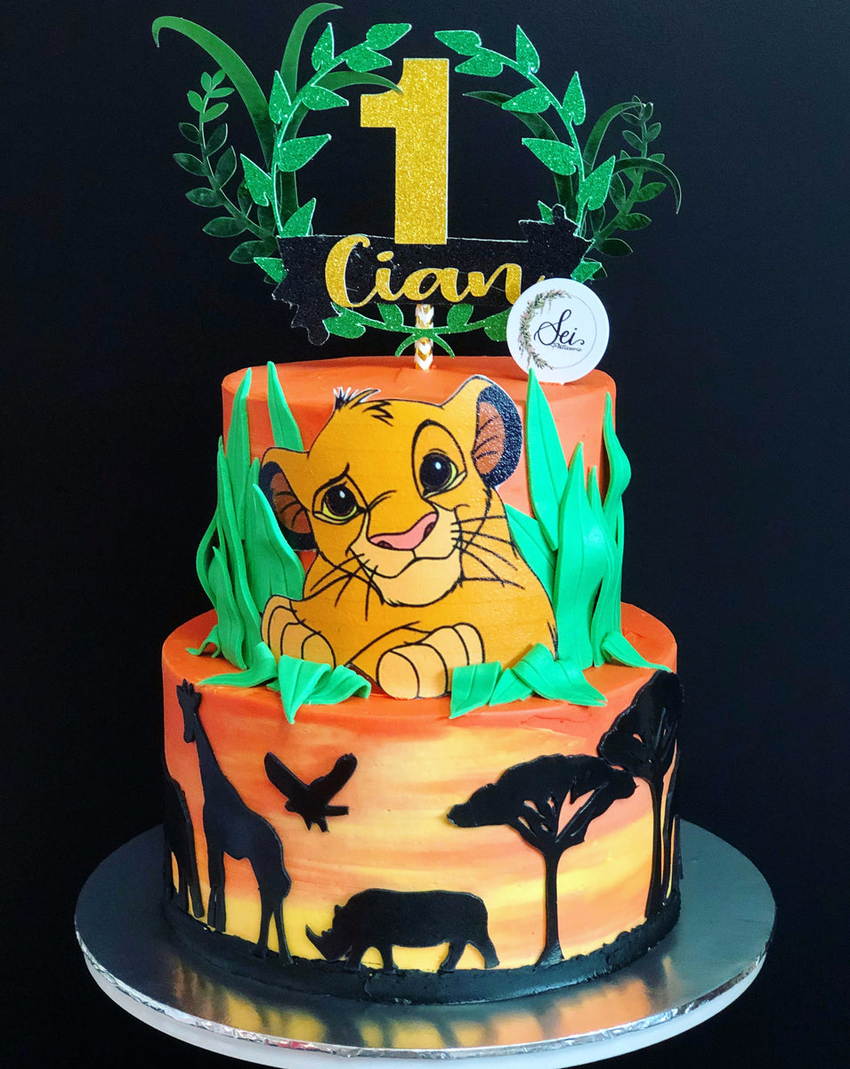 2-Tier Lion King Cake – Sei Pâtisserie