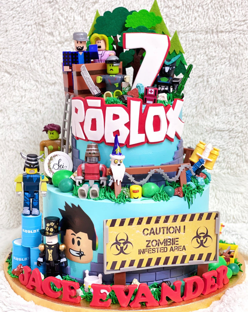 Roblox Inspired Cake
