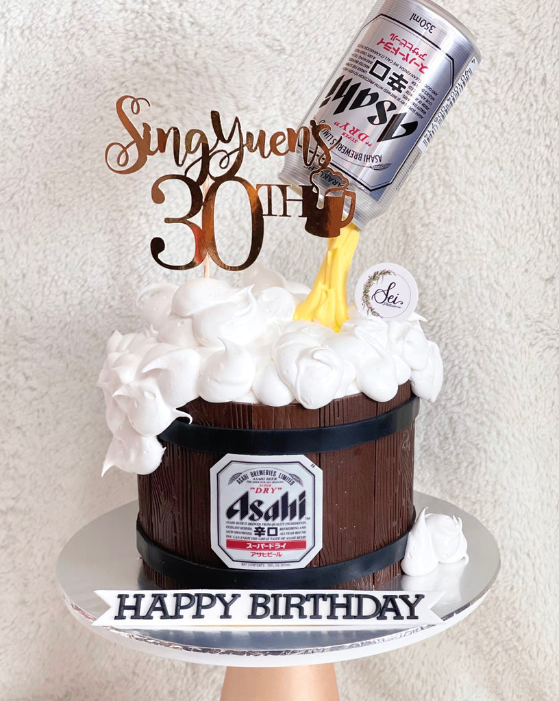50th Birthday Bucket of Beer - Decorated Cake by Dani - CakesDecor