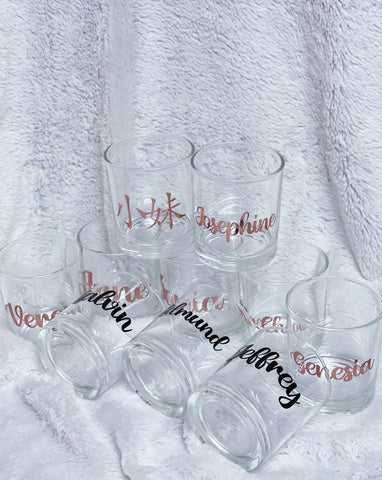 Customised Glass with Name