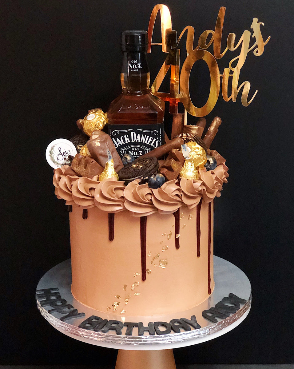 Jack Daniels Chocolate-Overloaded Cake – Sei Pâtisserie