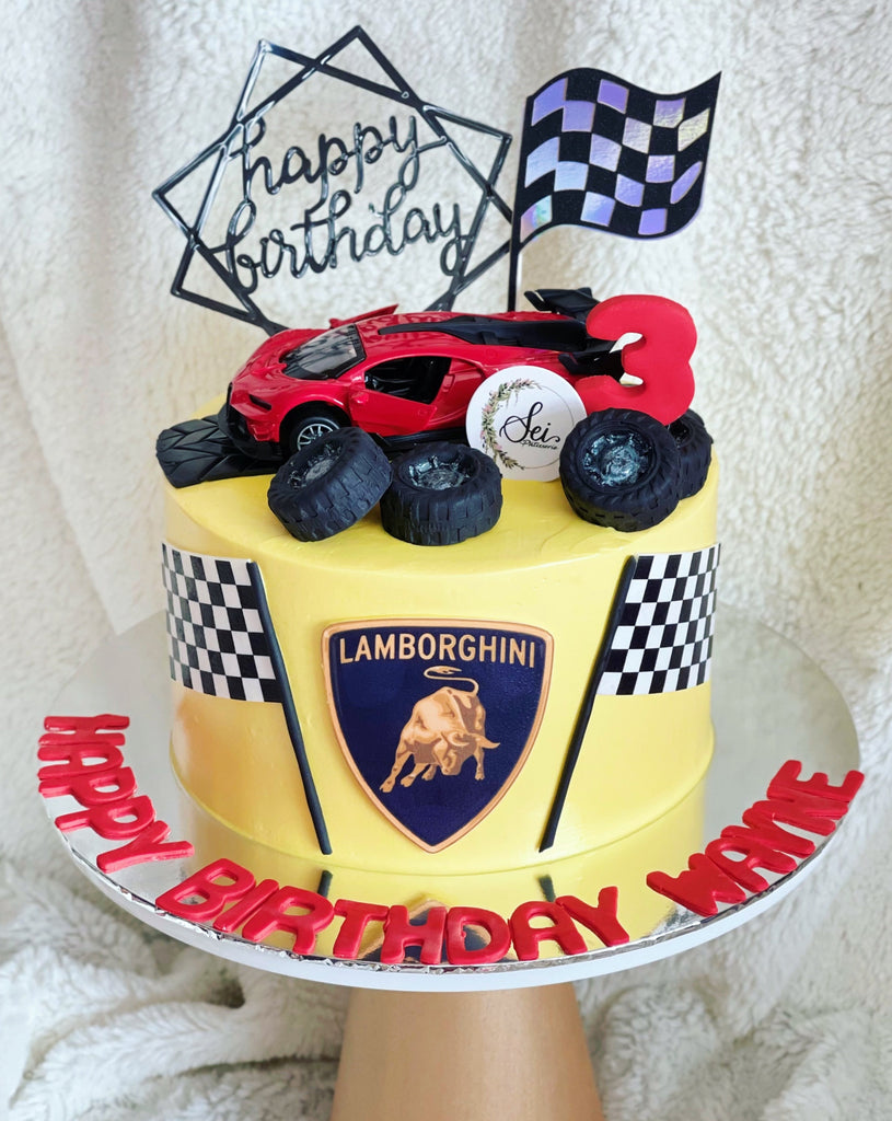 Online Lamborghini Chocolate Cake and Cupcakes Gift Delivery in UAE - FNP